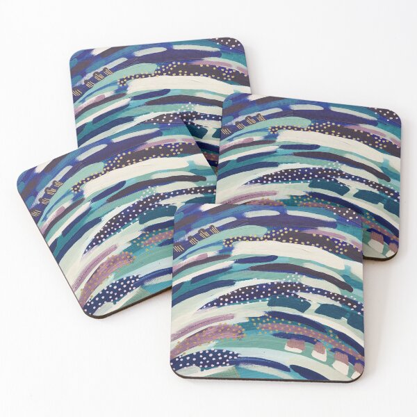 Item preview, Blue Waves of Pattern designed and sold by XandBirdy.