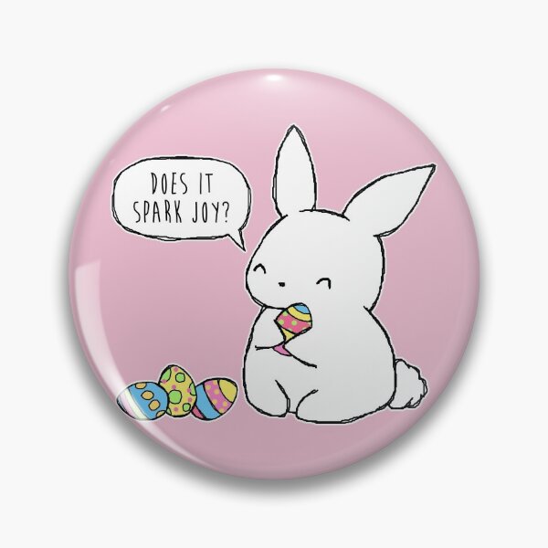 Item preview, Cute Konmari Bunny designed and sold by MaplewoodMerch.