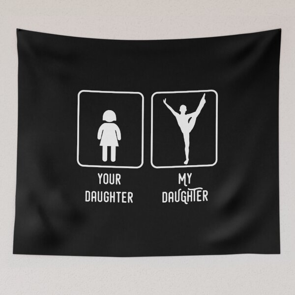 Item preview, Your Daughter My Daughter Gymnast Daughter designed and sold by TheTeeSupplyCo.