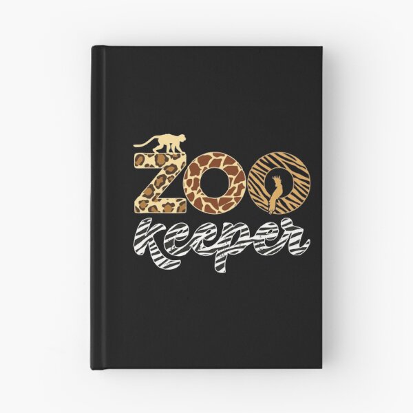 Item preview, Zookeeper Leopard Cheetah Giraffe and Zebra Pattern African Animals Zoo Print Text designed and sold by alenaz.