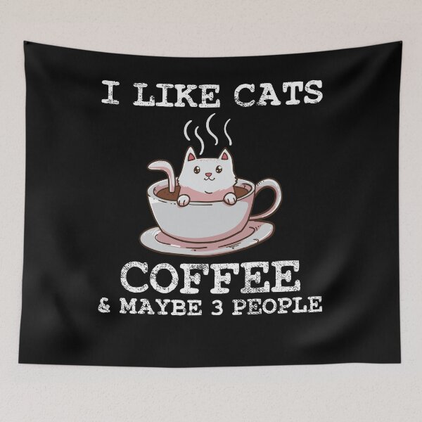 Item preview, Cat Coffee Introvert designed and sold by 4tomic.