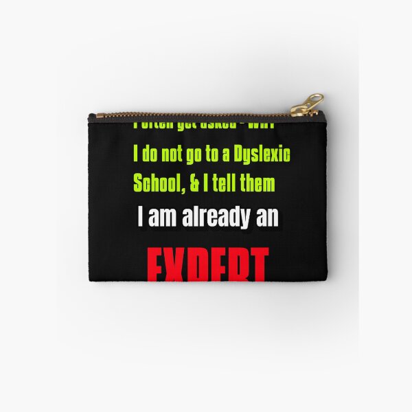 Item preview, EXPERT DYSLEXIC TSHIRT - The Dyslexic Club designed and sold by domdjs4239.