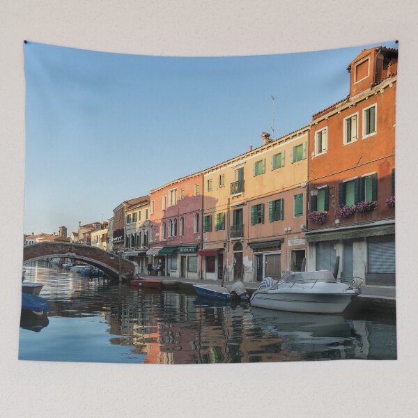 Item preview, Vibrant Murano Island - Silken Afternoon on the Glassmakers Canal Rio dei Vetrai  designed and sold by Georgia Mizuleva.