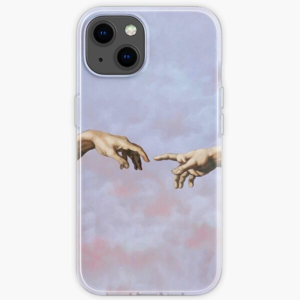 The creation of Adam (hands) iPhone Soft Case