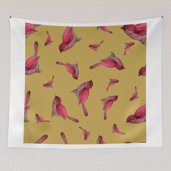 Item preview, Pretty Little Red Birds designed and sold by RosalieReeves.