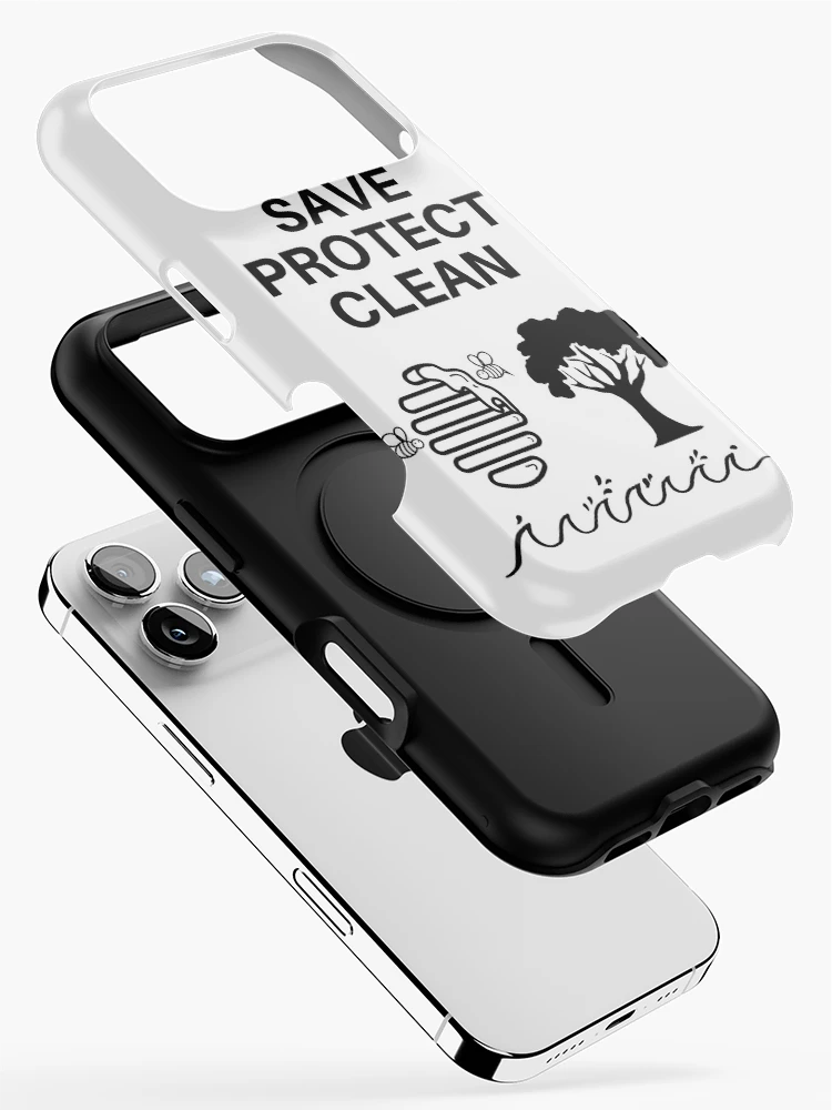 Thumbnail 2 of 4, iPhone Case, Save Protect Clean designed and sold by RIVEofficial.