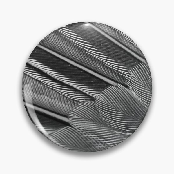 Item preview, Black & White Feather Closeup Print designed and sold by chocolatemouse.