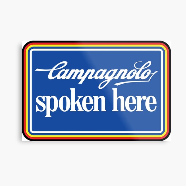 Campagnolo Spoken Here Metal Print