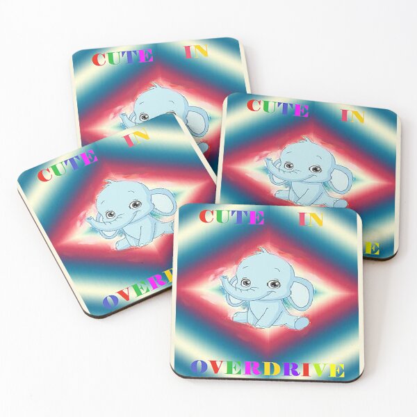 Item preview, CUTENESS IN OVERDRIVE ELEPHANT designed and sold by Adri Barnard.