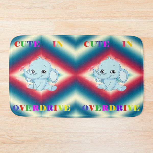 Item preview, CUTENESS IN OVERDRIVE ELEPHANT designed and sold by Adri Barnard.
