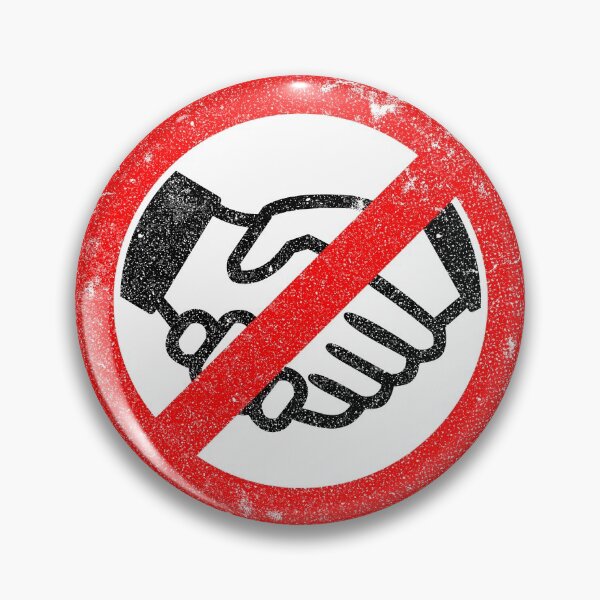 Item preview, No handshake please designed and sold by NerdySherds.