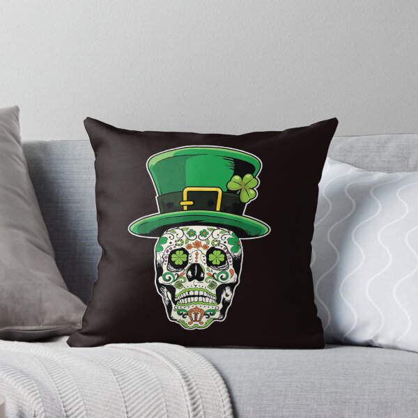 Item preview, Sugar Skull Saint Patricks Day Of Dead  designed and sold by mediastyle2.