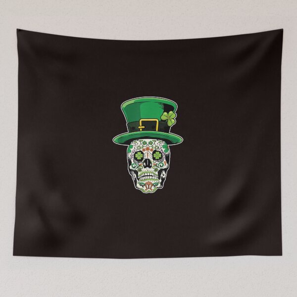 Item preview, Sugar Skull Saint Patricks Day Of Dead  designed and sold by mediastyle2.
