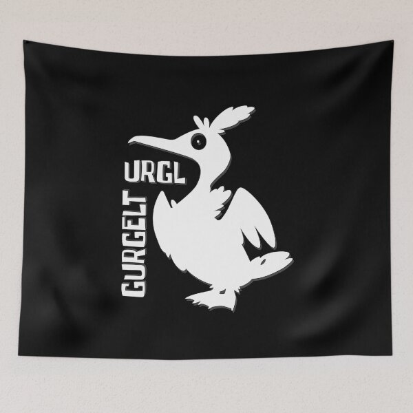 Item preview, Urgl gurgles | funny seagull | crazy bird designed and sold by RascalMedia.