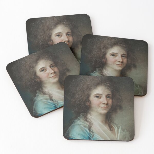 Item preview, Jens Juel - Portrait of Miss Wilhelmine Bertouch designed and sold by themasters.