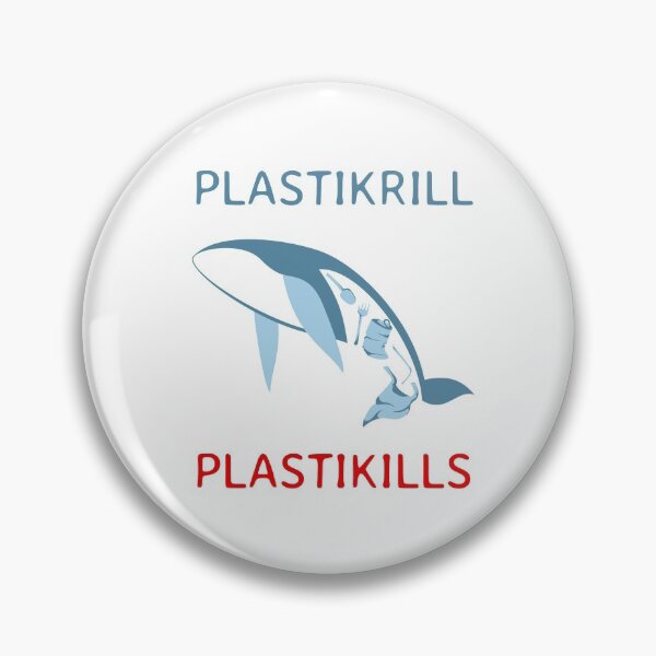 Item preview, Plastic Krill, plastic kills - Save ocean whales - caption light shirt designed and sold by Looking Daggers.