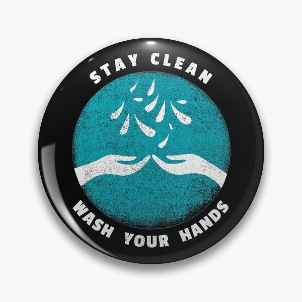 Item preview, Stay clean and wash your hands designed and sold by NerdySherds.