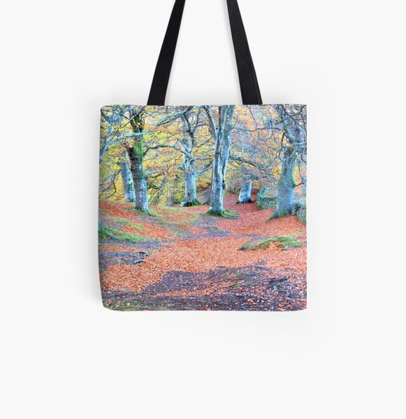 beech wood All Over Print Tote Bag