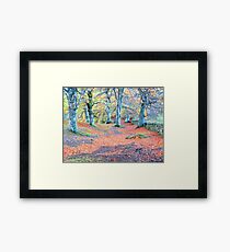 beech wood Framed Print