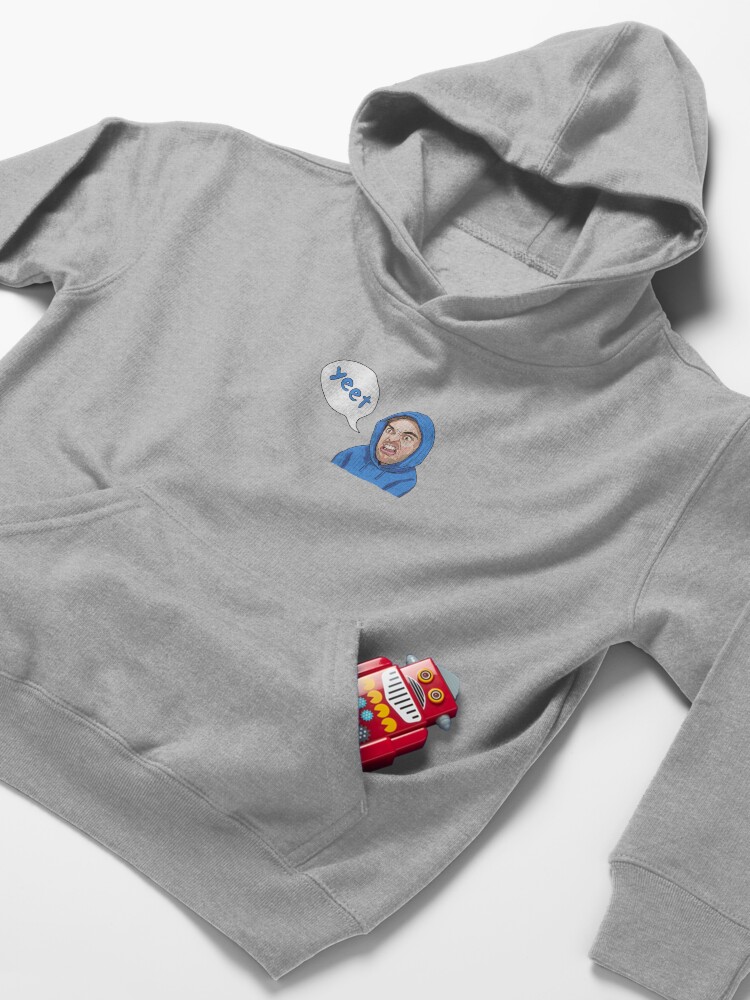 Alternate view of YEET Boy! Kids Pullover Hoodie