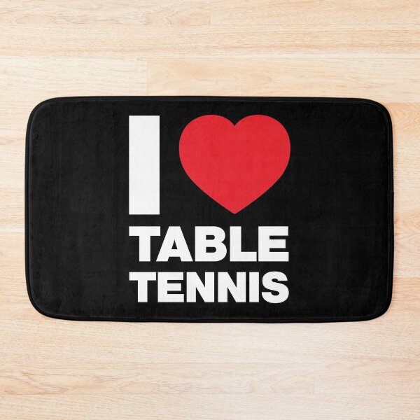 Item preview, I Love Table Tennis Throw Red Heart designed and sold by Thestarrysky.