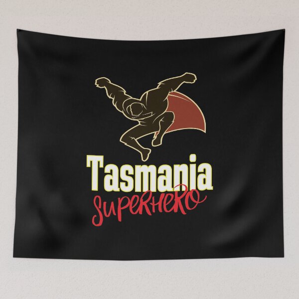Item preview, Tasmania Superhero Australia Raised Me Tas Tassie Tasmanian designed and sold by ProjectX23.