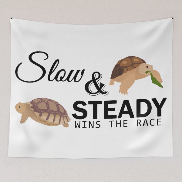 Item preview, Slow and Steady Wins the Race designed and sold by TeamManja.