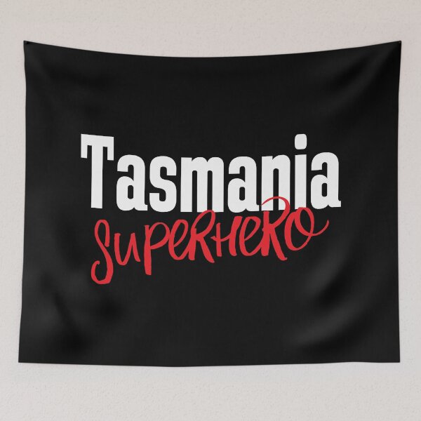 Item preview, Tasmania Superhero Australia Raised Me Tas Tassie Tasmanian designed and sold by ProjectX23.
