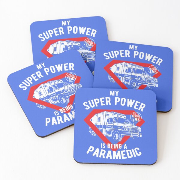 Item preview, Funny Paramedic shirt. My superpower is being a Paramedic EMS designed and sold by FunkyJoes.