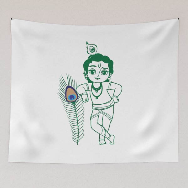 Item preview, Cute Little Krishna designed and sold by eufouria.