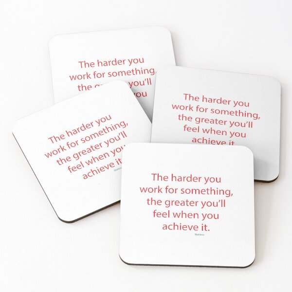 Item preview, The harder you...Motivational, Inspiring, Positive, Success Quotes. Own it. Wear it. Bohimo designed and sold by Bohimo.
