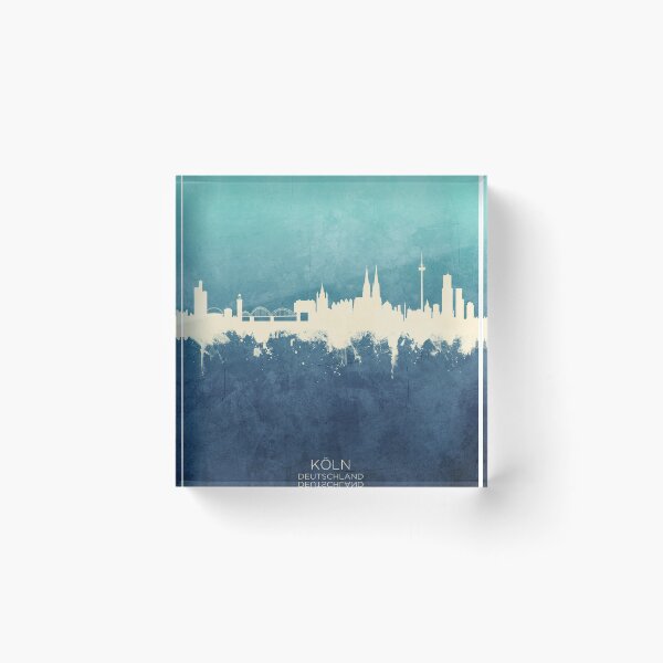 Aperçu de l'œuvre Cologne Germany Skyline créée et vendue par ArtPrints.