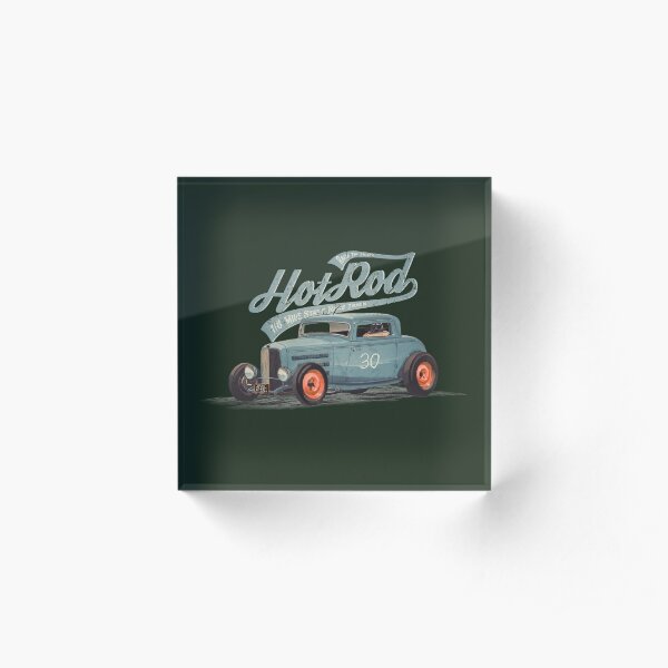 Hot Rod - Race The Devil Acrylic Block