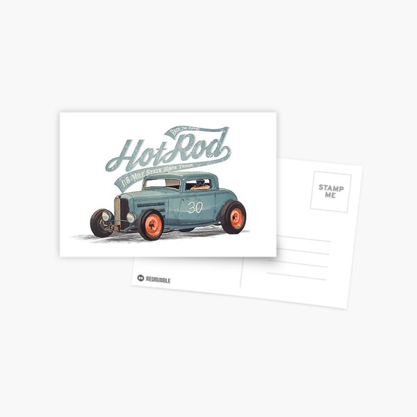 Hot Rod - Race The Devil Postcard
