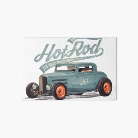 Hot Rod - Race The Devil Art Board Print