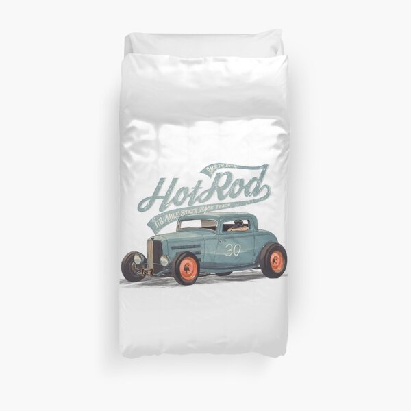 Hot Rod - Race The Devil Duvet Cover