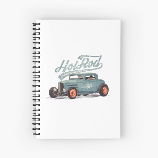 Hot Rod - Race The Devil Spiral Notebook
