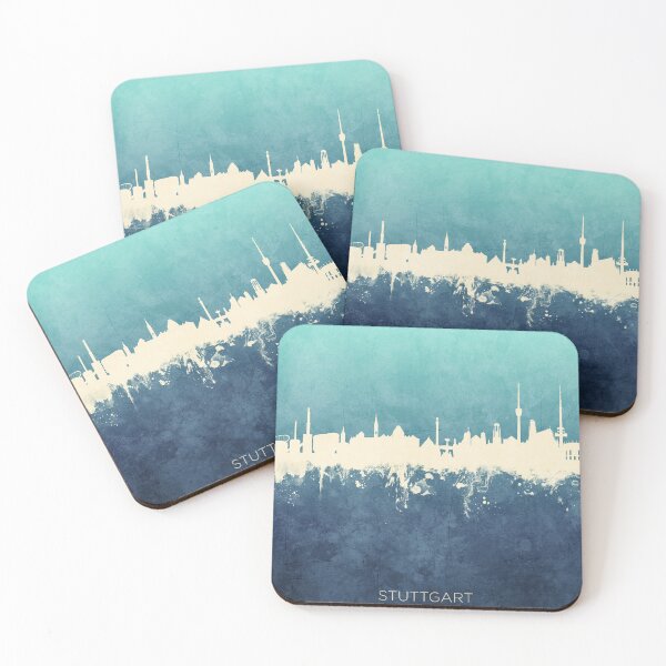 Item preview, Stuttgart Germany Skyline designed and sold by ArtPrints.