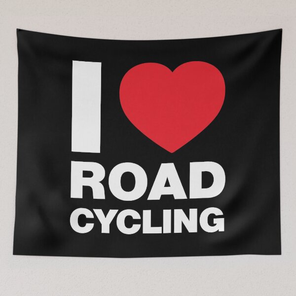 Item preview, I Love Road Cycling Red Heart designed and sold by Thestarrysky.
