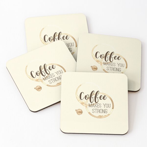 Item preview, Coffee Makes You Strong designed and sold by Primroaddesigns.