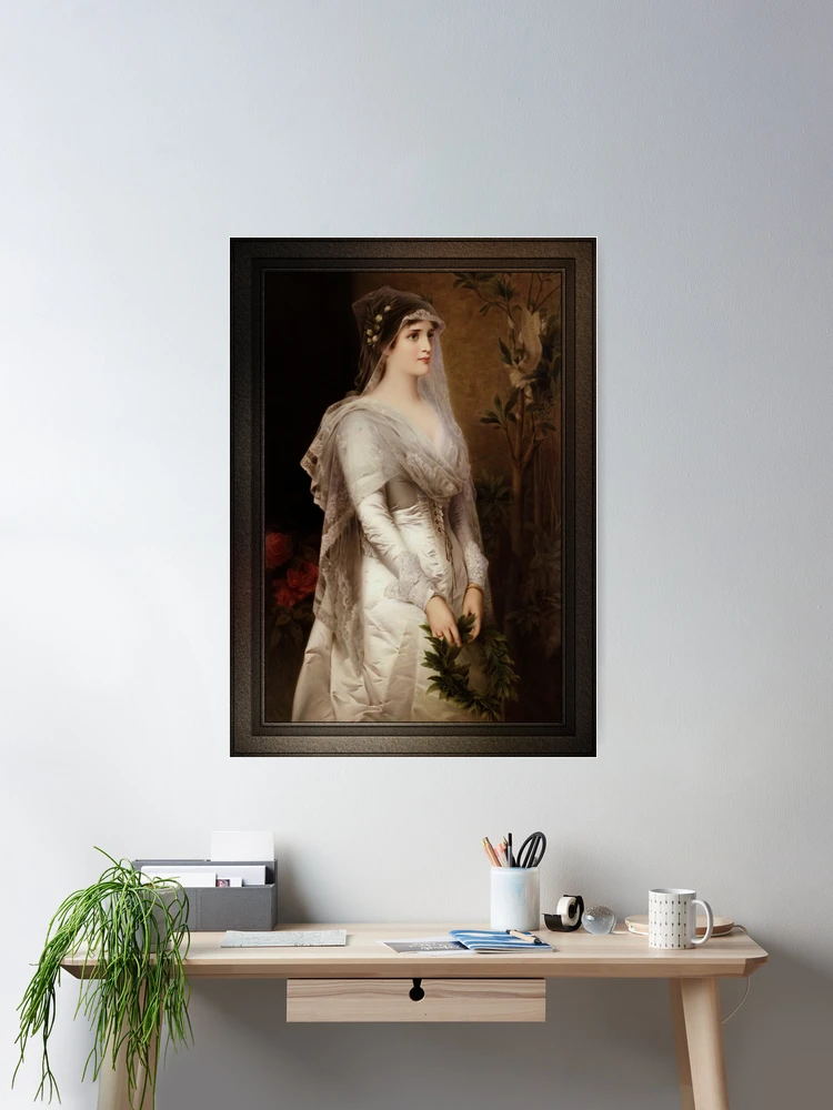 Laura by Conrad Kiesel Old Masters Fine Art Reproductions Wall Decor Poster Art Print