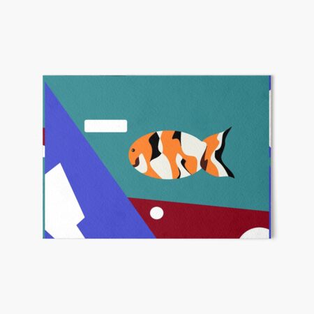 Clown Behavior Minimalist Color Blocking Art 