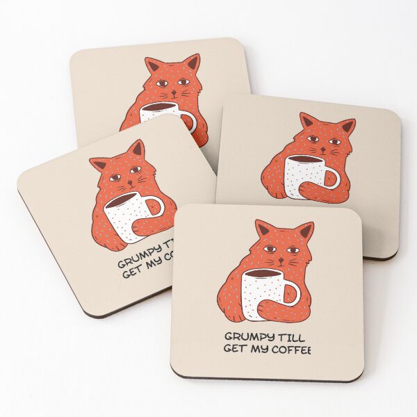 Item preview, Grumpy Till I Get My Coffee designed and sold by Tender Flower Clothing.