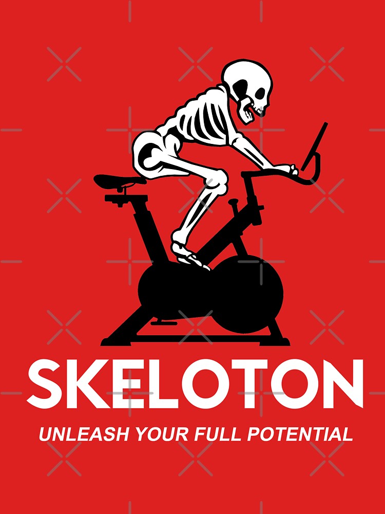 Skeleton - Peloton parody by goodtogotees