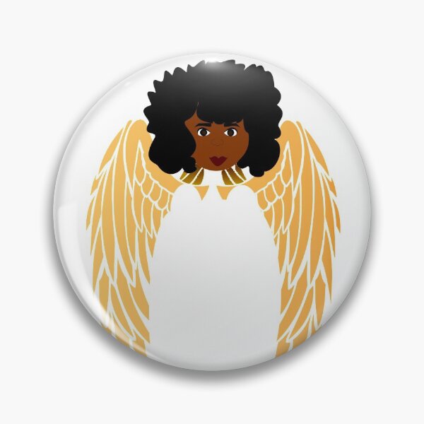 Item preview, Black Afro angel designed and sold by RonaldKitama.