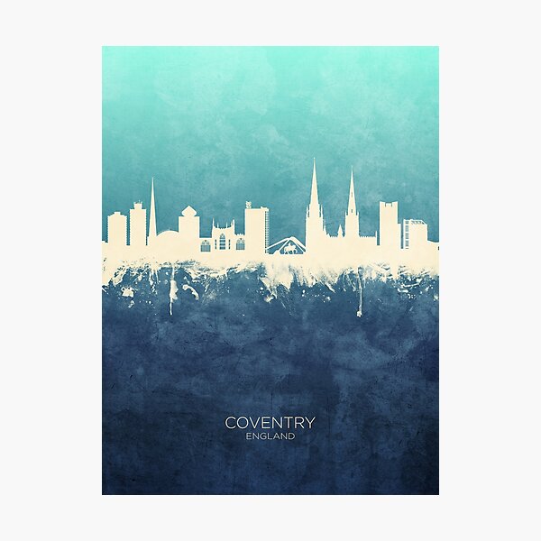 Item preview, Coventry England Skyline designed and sold by ArtPrints.