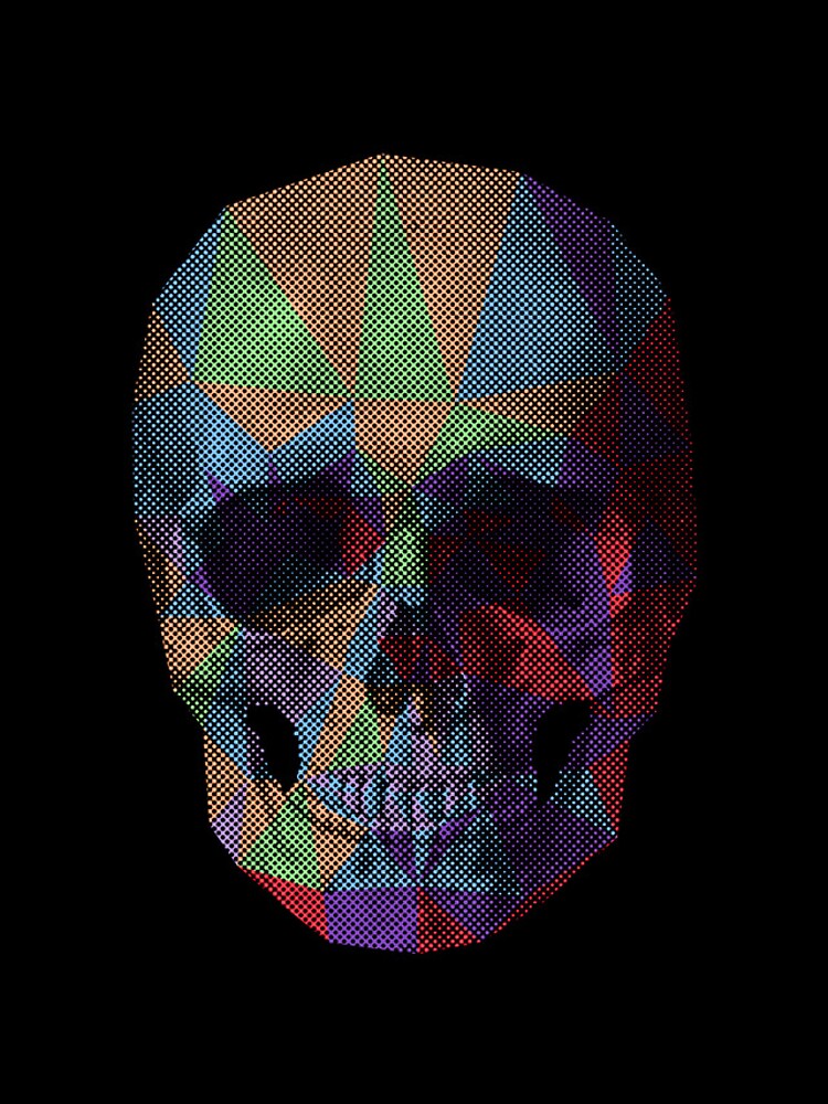 Thumbnail 4 of 4, iPhone Case, Jester's Skull designed and sold by sjem.