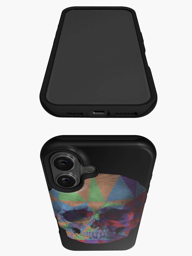 Thumbnail 3 of 4, iPhone Case, Jester's Skull designed and sold by sjem.