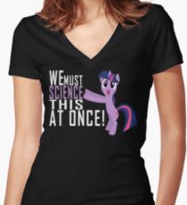 Science Women's Fitted V-Neck T-Shirt