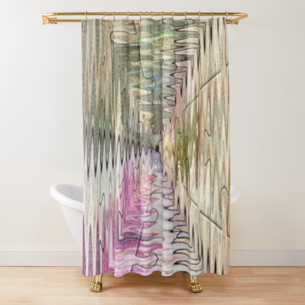 Puzzled Path Shower Curtain